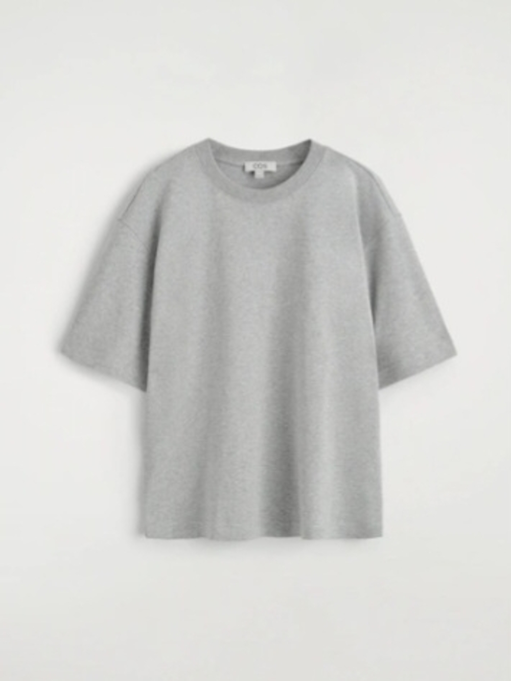 COS Oversized T-Shirt Gray Melange in XS